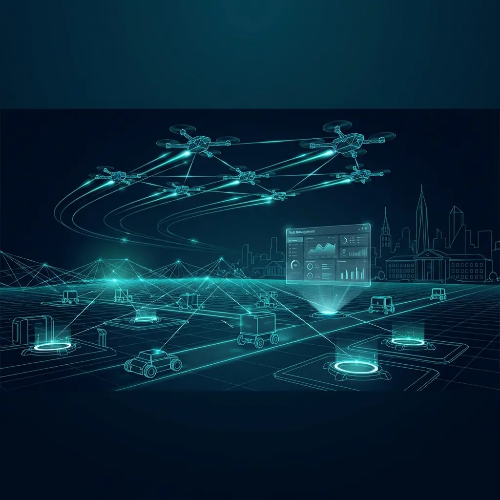Collaborative robotics illustration